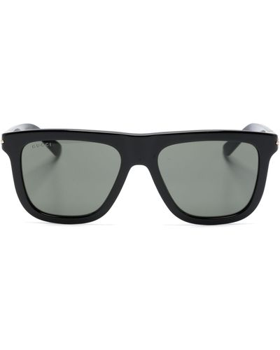 Gucci D-frame Sunglasses - Men's - Acetate - Grey