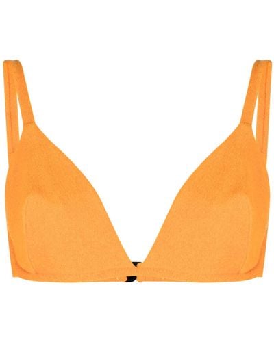 Form and Fold The Triangle Bikini Top - Women's - Nylon/elastane - Orange