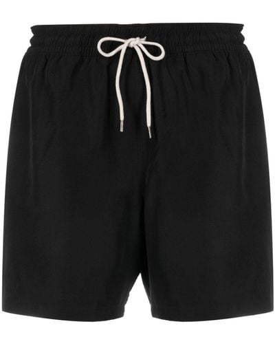 Polo Ralph Lauren Elasticated Waist Swim Shorts - Black