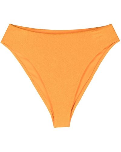 Form and Fold The 90s Rise Bikini Briefs - Women's - Nylon/elastane - Orange