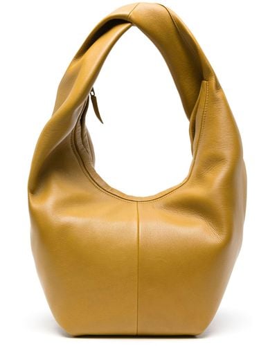 Maeden Yela Leather Shoulder Bag - Yellow