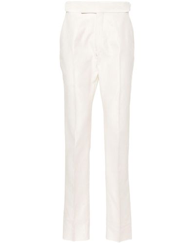 Tom Ford Cannete Atticus Tailored Trousers - White