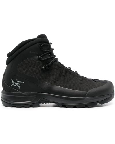 Arc'teryx Acrux Tr Gtx Rubber-trimmed Superfabric® And Gore-tex® Hiking Boots - Black