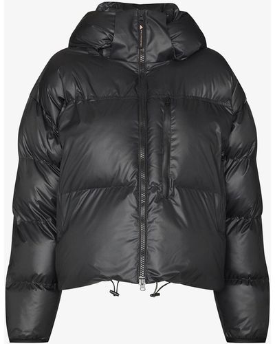adidas By Stella McCartney Cropped Puffer Jacket - Women's - Recycled Polyester - Black
