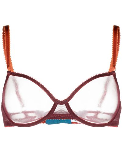 Dora Larsen Rumi Tulle Underwi Bra - Natural