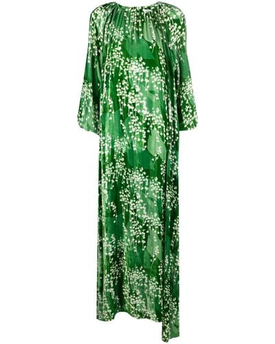 BERNADETTE Georgina Floral-print Maxi Dress - Green