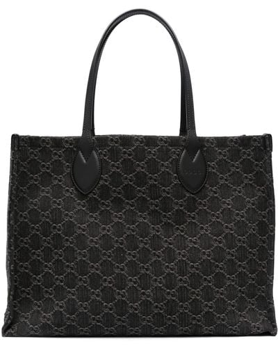Gucci Medium Ophidia Tote Bag - Black