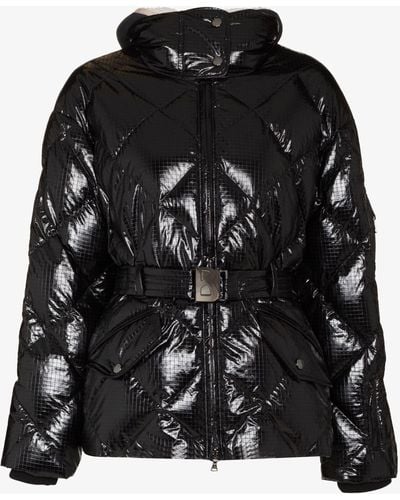 Bogner Mara High-shine Quilted Jacket - Black