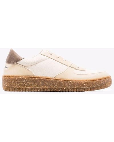 Unseen White Clement Vegan Leather Trainers