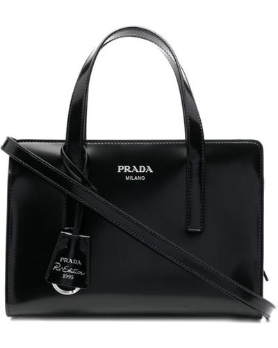 Prada Re-edition 1995 Tote Bag - Black