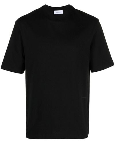 Ferragamo Logo-print Cotton T-shirt - Black