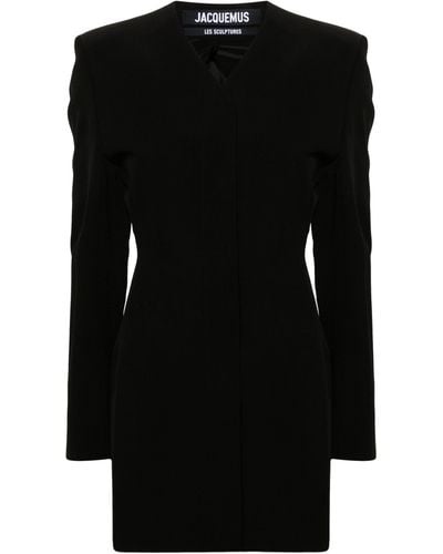 Jacquemus La Robe Cubo Blazer Dress - Women's - Polyamide/viscose - Black