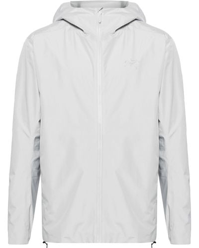 Arc'teryx Solano Waterproof Hooded Jacket - White