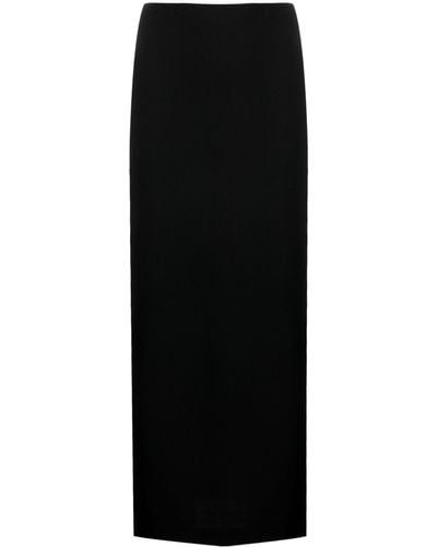 Matteau Crepe Maxi Skirt - Black