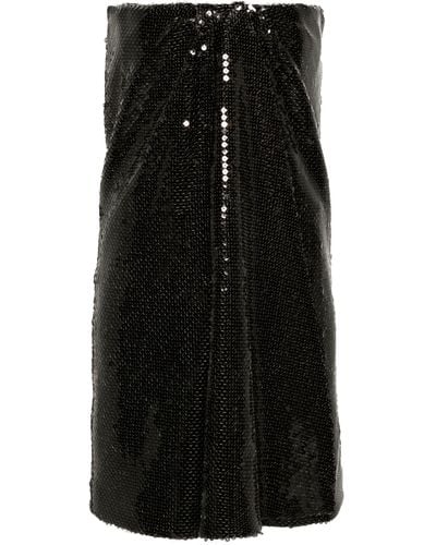 16Arlington Mirai Sequin-embellished Mini Dress - Black