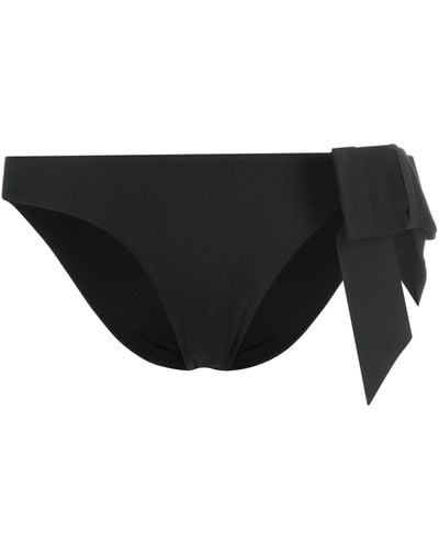 Agent Provocateur Krisry Oversize Bow-detail Bikini Bottoms - Black