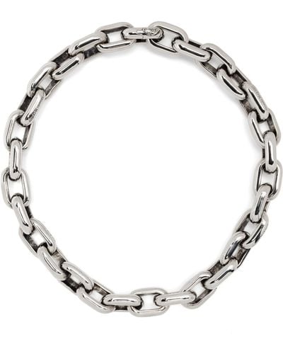 Alexander McQueen -tone Peak Chunky-chain Necklace - Women's - Brass - Metallic
