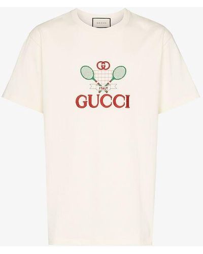 Gucci Oversize Tennis T-shirt - White