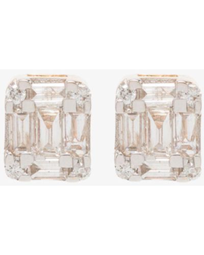 Adina Reyter 14k Yellow Square Diamond Stud Earrings - Women's - Diamond/14kt Yellow - Metallic