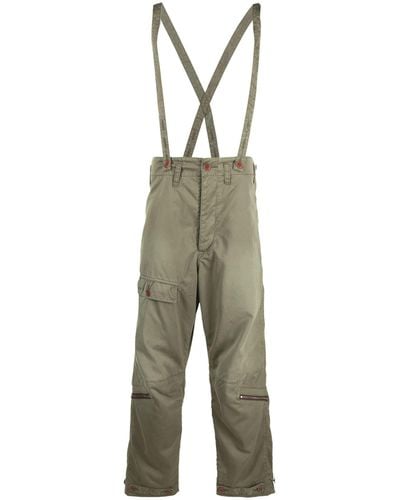Visvim Northdrop Technical-cotton Trousers - Men's - Nylon/cotton - Green