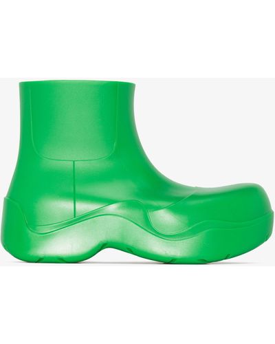 Bottega Veneta Puddle Biodegradable-rubber Ankle Boots - Green