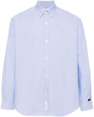 WTAPS Long-sleeved Button-down Shirt - Blue