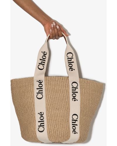 Chloé Beach bag tote and straw bags for Women | Online Sale up to 51% off |  Lyst