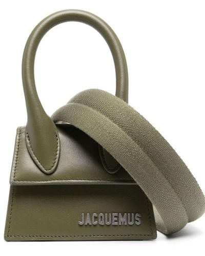 Jacquemus Khaki Le Chiquito Homme Mini Bag - Green