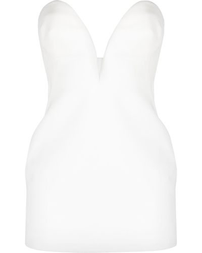 Monot Sweetheart Bustier Dress - White