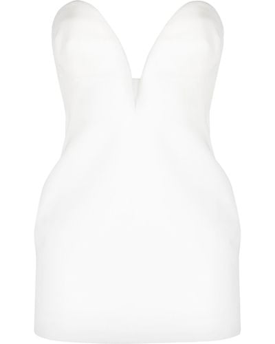 Monot Short Dress - White