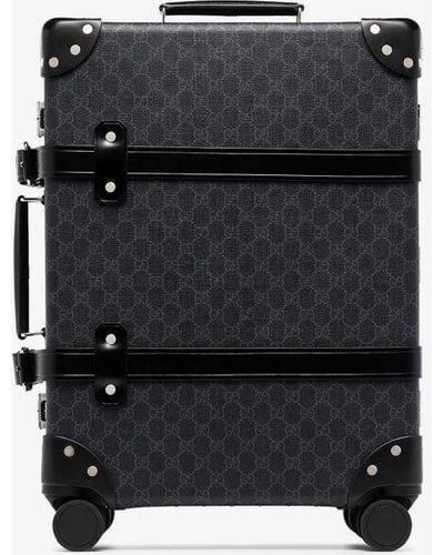 Gucci Black Globetrotter Monogram Suitcase