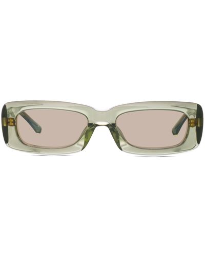 Linda Farrow X Military Sunglasses - Green