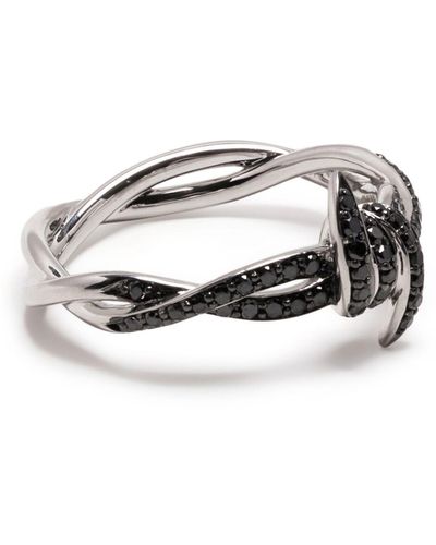 Stephen Webster 18k White Gold Forget Me Knot Diamond Ring