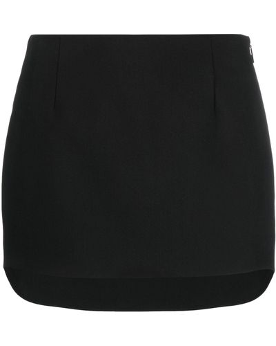 Ambush Asymmetric Mini Skirt - Black