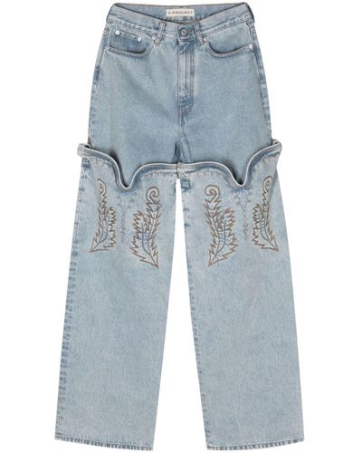 Y. Project Evergreen Maxi Cowboy Straight-leg Jeans - Unisex - Organic Cotton - Blue