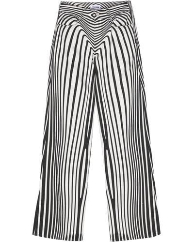 Jean Paul Gaultier And Black Body Morphing Jeans - White