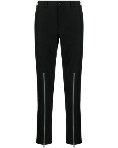 Comme des Garçons Zip-detail Skinny Trousers - Black