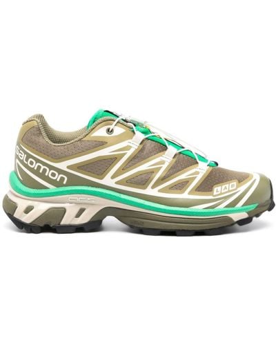 Salomon Xt-6 Paneled Sneakers - Green