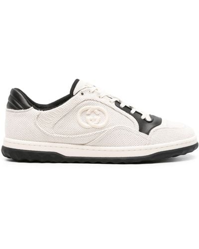 Gucci Interlocking G Canvas Trainers - White