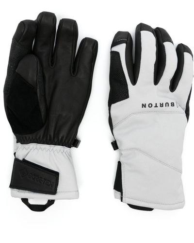 Burton Ak White Clutch Gore-tex Gloves - Men's - Calf Leather/polyester/goat Skin/gore-tex - Black