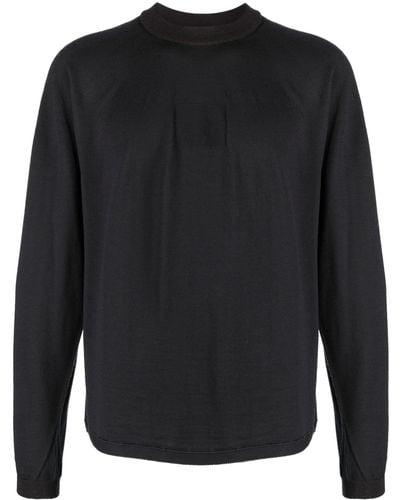 Goldwin Seamless Wool Sweater - Men's - Wool - Black