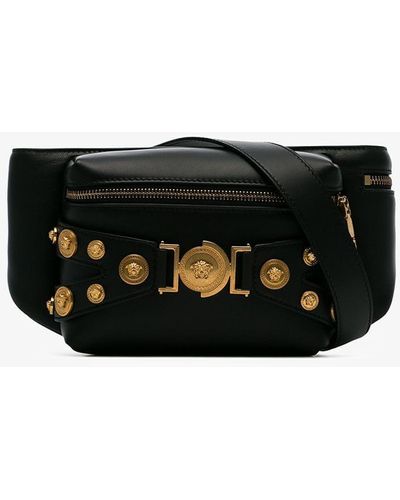 Versace Tribute Crossbody Belt Bag - Black