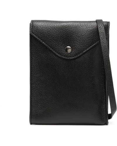 Lemaire Enveloppe Leather Cross Body Bag - Women's - Goat Skin/lamb Skin - Black
