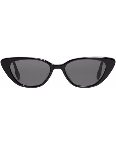 Gentle Monster Crella 01 Slim Cat-eye Sunglasses - Black