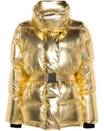 Perfect Moment -tone Foiled Puffer Ski Jacket - Metallic