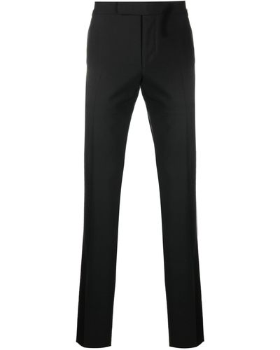 Tom Ford Shelton Wool Tailored Trousers - Men's - Wool/cupro - Black