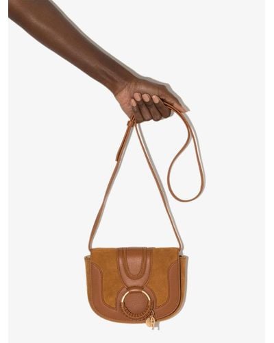 See By Chloé Hana Mini Suede Cross Body Bag - Women's - Cotton/leather - Natural