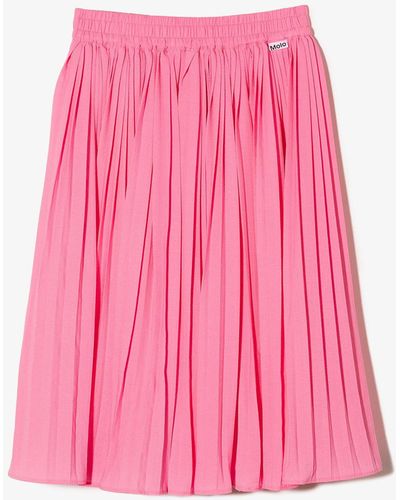 Molo Kids Becky Pleated Skirt - Pink