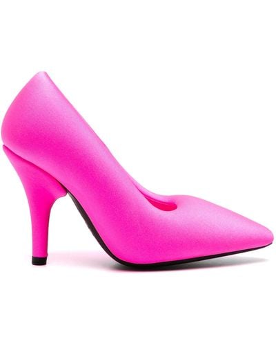 Balenciaga Xl 100 Padded Court Shoes - Pink