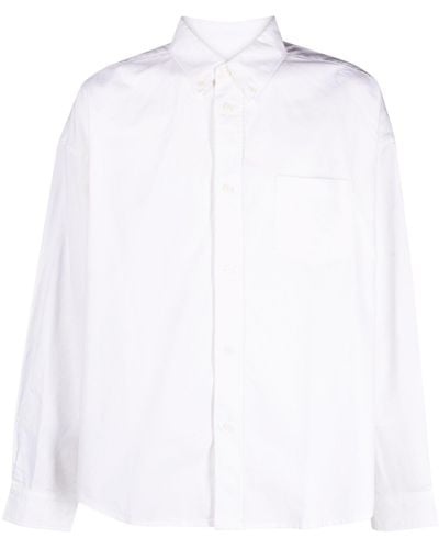 Visvim Albacore Cotton Shirt - Men's - Cotton - White